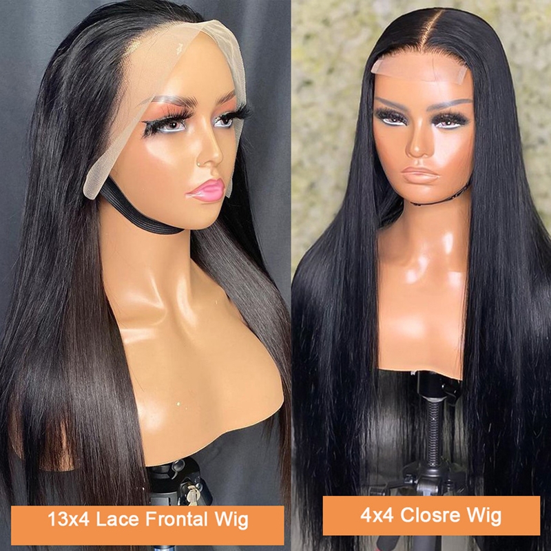 Long Hair 30-40 Inches Straight 4x4 5x5 13x4 HD Lace Wigs - 图片 3